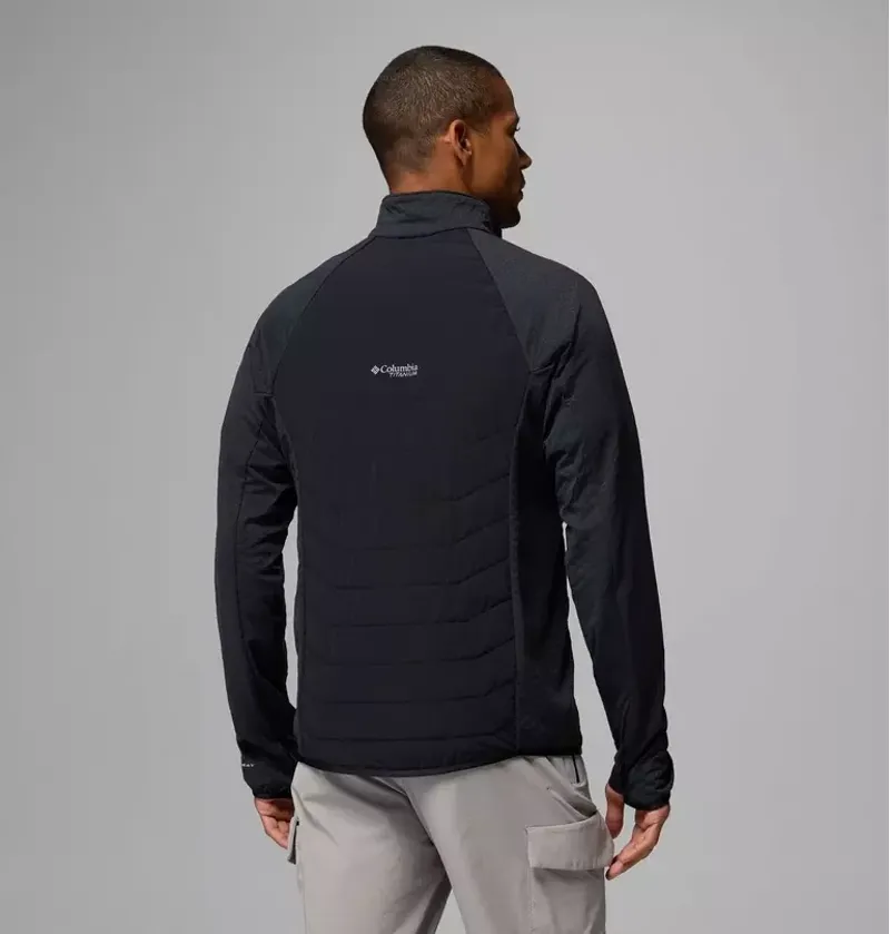 Columbia Mens Arctic Crest II Hybrid Full Zip in Black-2