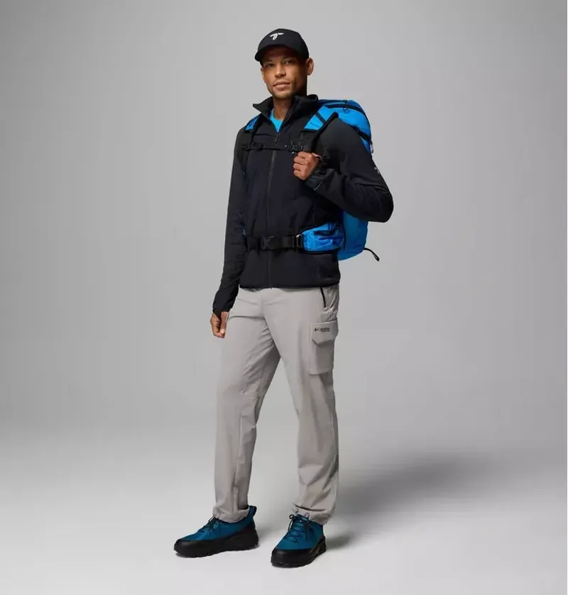 Columbia Mens Arctic Crest II Hybrid Full Zip in Black-1