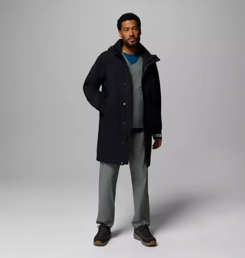 Columbia Men's Street Heights Car Coat in Black-3