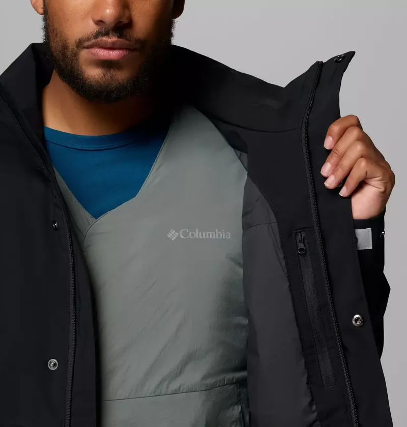 Columbia Men's Street Heights Car Coat in Black-2