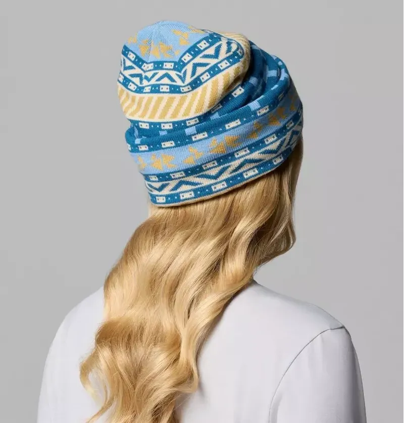Columbia Jacquard Beanie in Phoenix Blue / Wizard Island-4