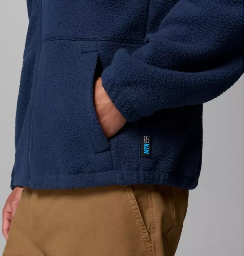 Columbia Mens Timber Crest MTR Fleece Full Zip Jacket in Collegiate Navy-6