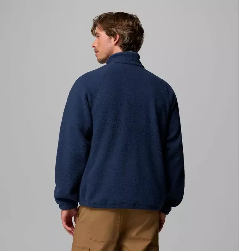 Columbia Mens Timber Crest MTR Fleece Full Zip Jacket in Collegiate Navy-2