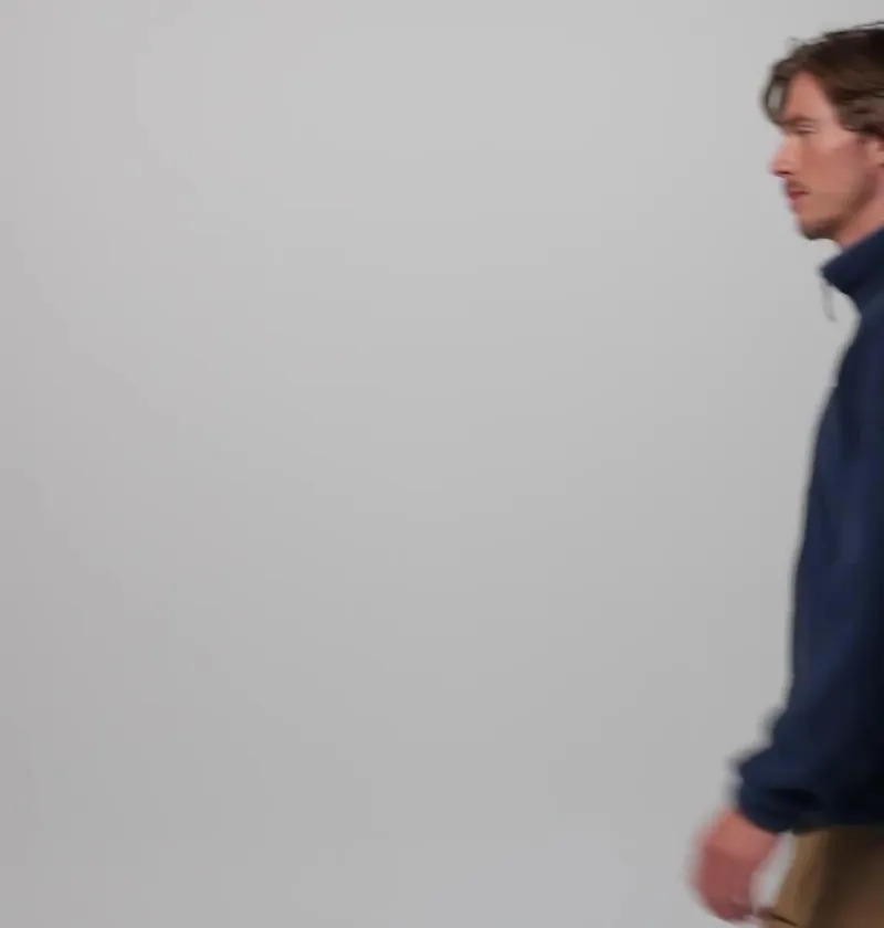Columbia Mens Timber Crest MTR Fleece Full Zip Jacket in Collegiate Navy-7