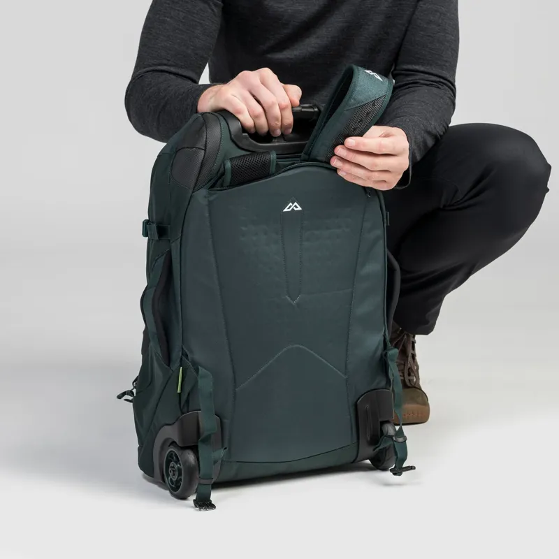 Kathmandu Hybrid Trolley V2 32L Wheeled Duffel Bag in Deep Ocean-8