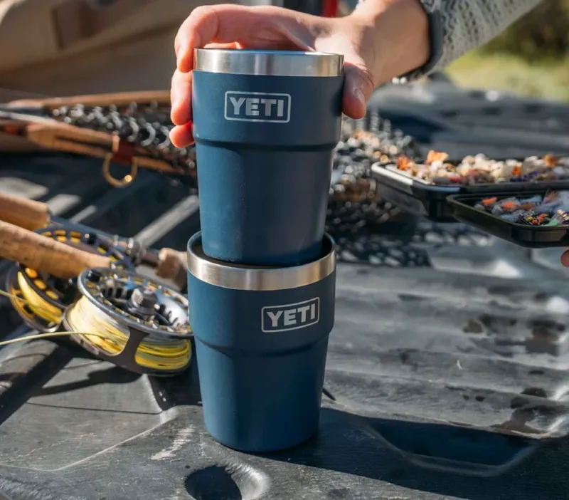 Yeti Single Stackable Cup 16 oz in Pampa Green-3