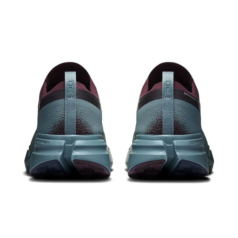 On Mens Cloudsoma Trail Running Shoes in Urchin / Agave-3