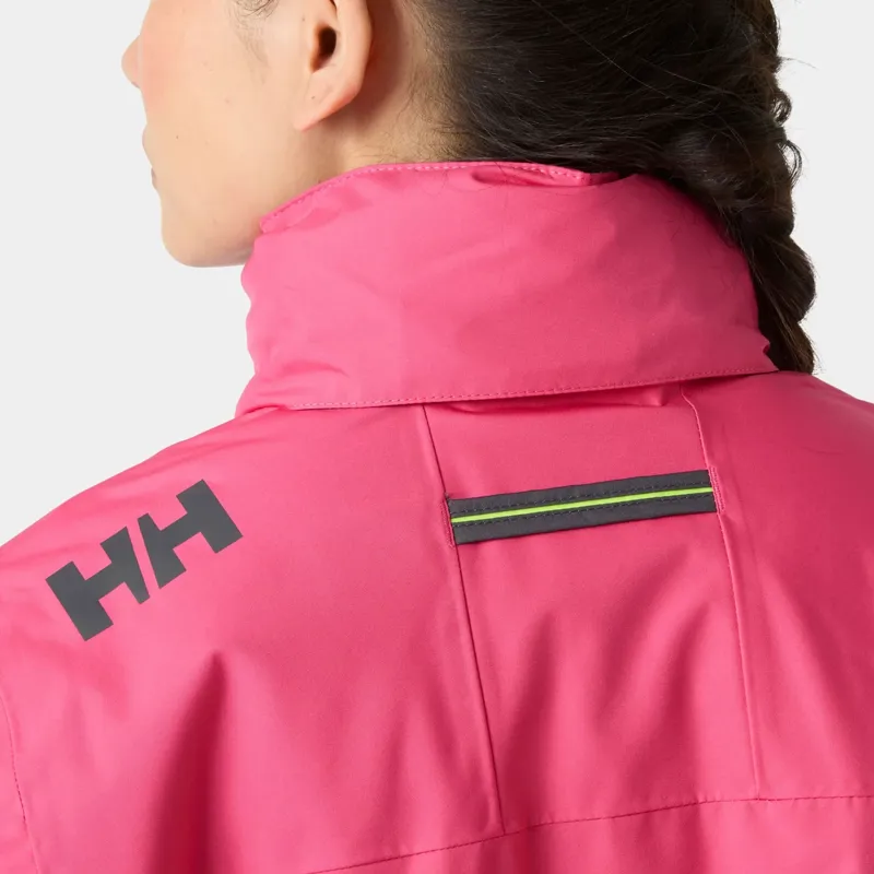 Helly Hansen Womens Crew Hooded Midlayer Jacket 2.0 in Hot Pink-5