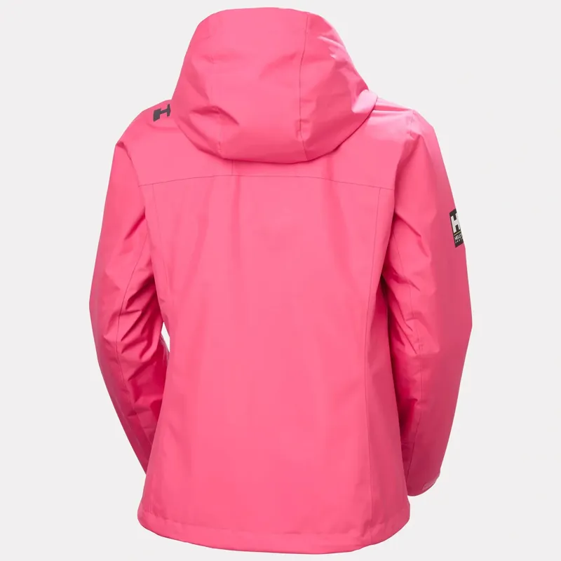 Helly Hansen Womens Crew Hooded Midlayer Jacket 2.0 in Hot Pink-2