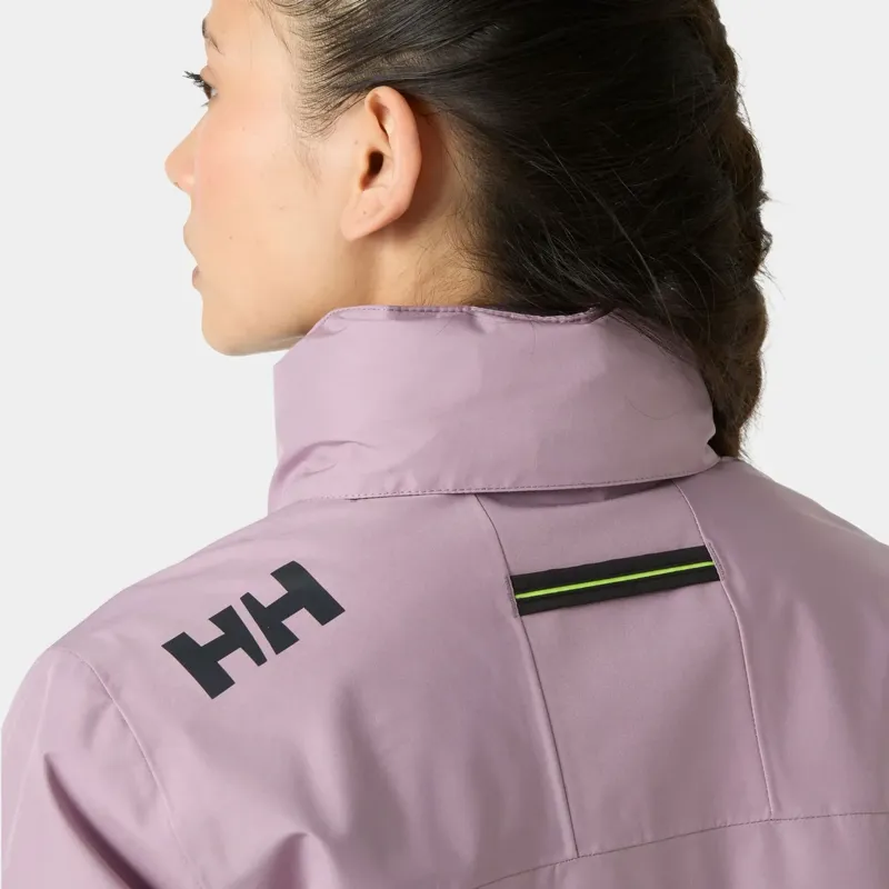 Helly Hansen Womens Crew Hooded Midlayer Jacket 2.0 in Purple Clay-2