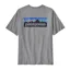 Patagonia Men's P-6 Logo Responsibili-Tee in Gravel Heather