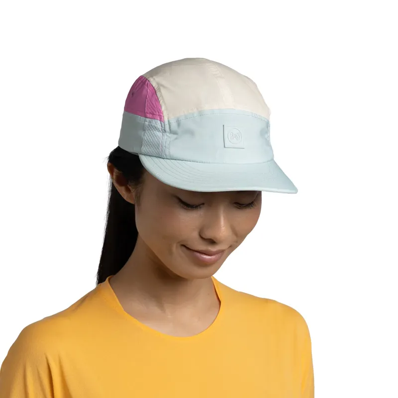 Buff 5 Panel Go Cap in Domus Seagrove Green-4