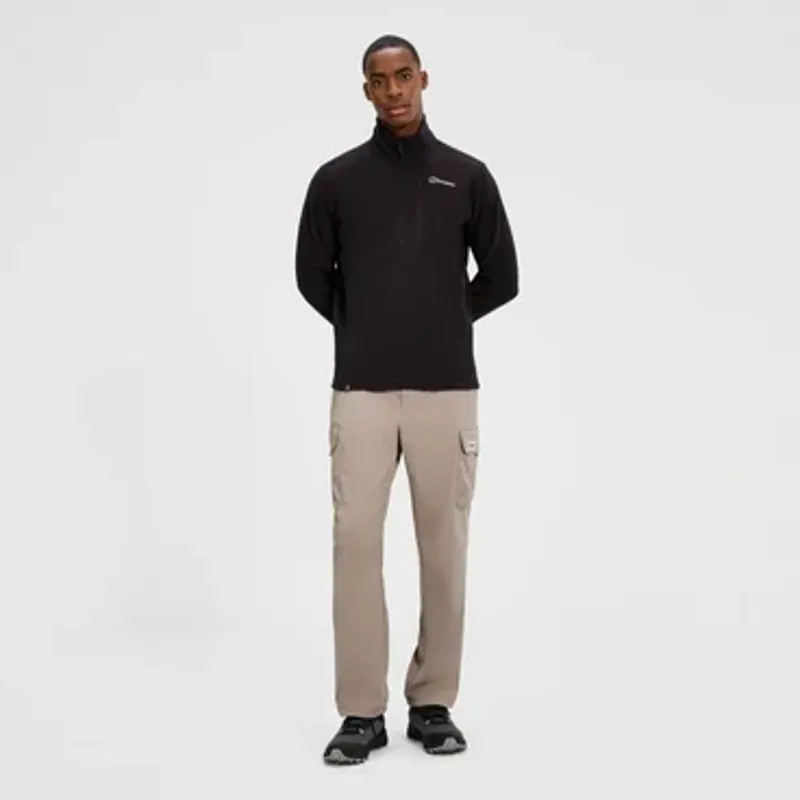 Berghaus Mens Prism Micro PT Half Zip in Black-2
