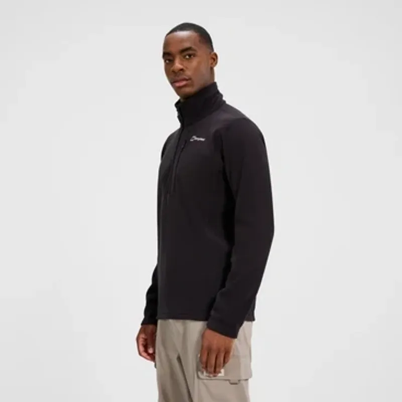 Berghaus Mens Prism Micro PT Half Zip in Black-4