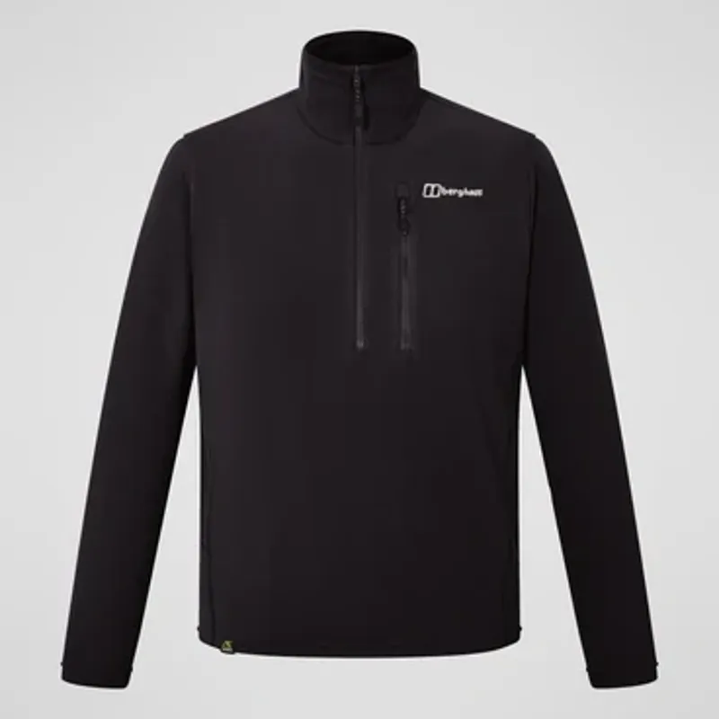 Berghaus Mens Prism Micro PT Half Zip in Black-1