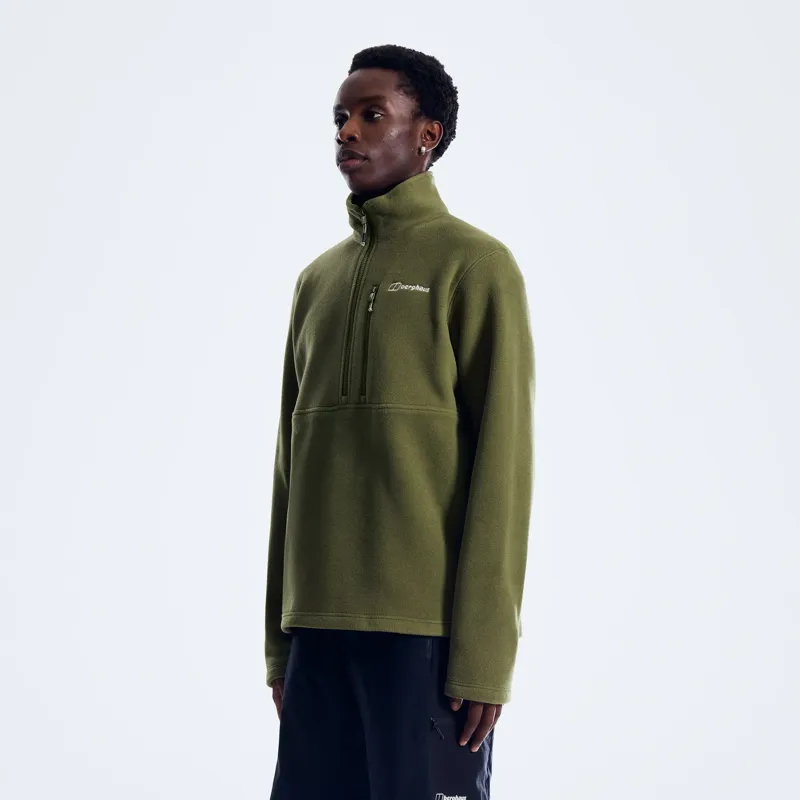 Berghaus Mens Prism PT Half Zip Fleece in Cheviot Green-1
