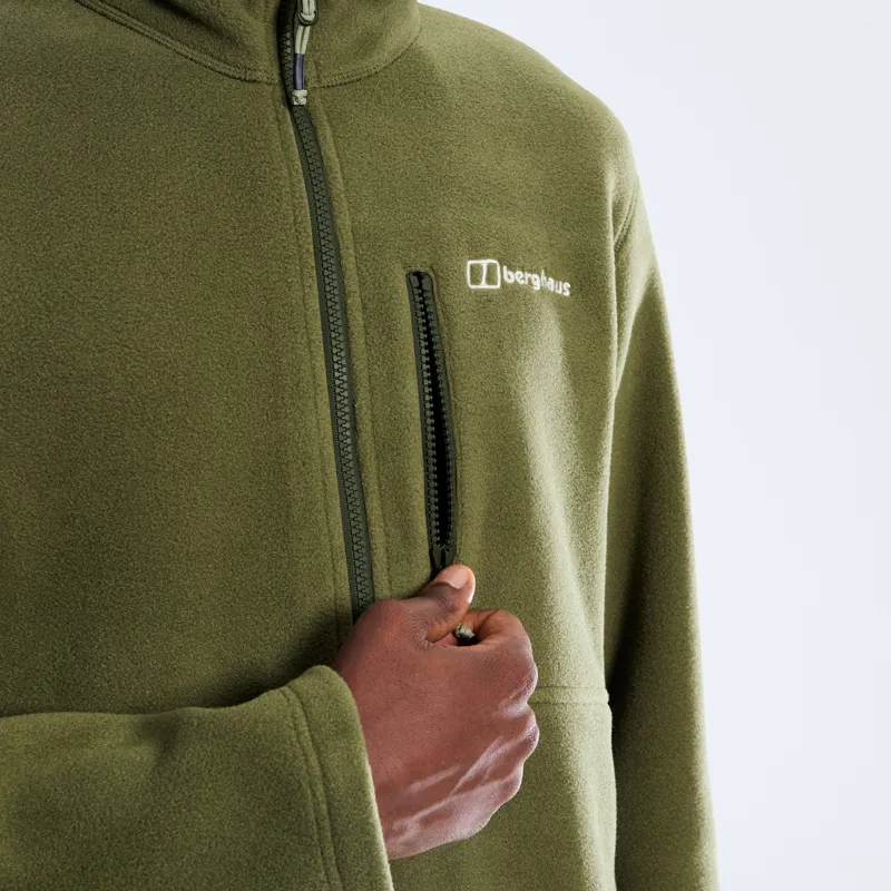 Berghaus Mens Prism PT Half Zip Fleece in Cheviot Green-4