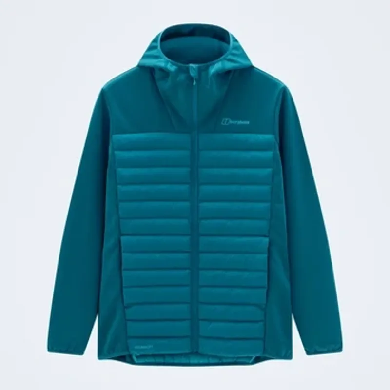 Berghaus Mens Vaskye Hooded Hybrid Jacket in Northern Storm-2