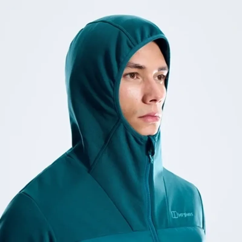 Berghaus Mens Vaskye Hooded Hybrid Jacket in Northern Storm-8