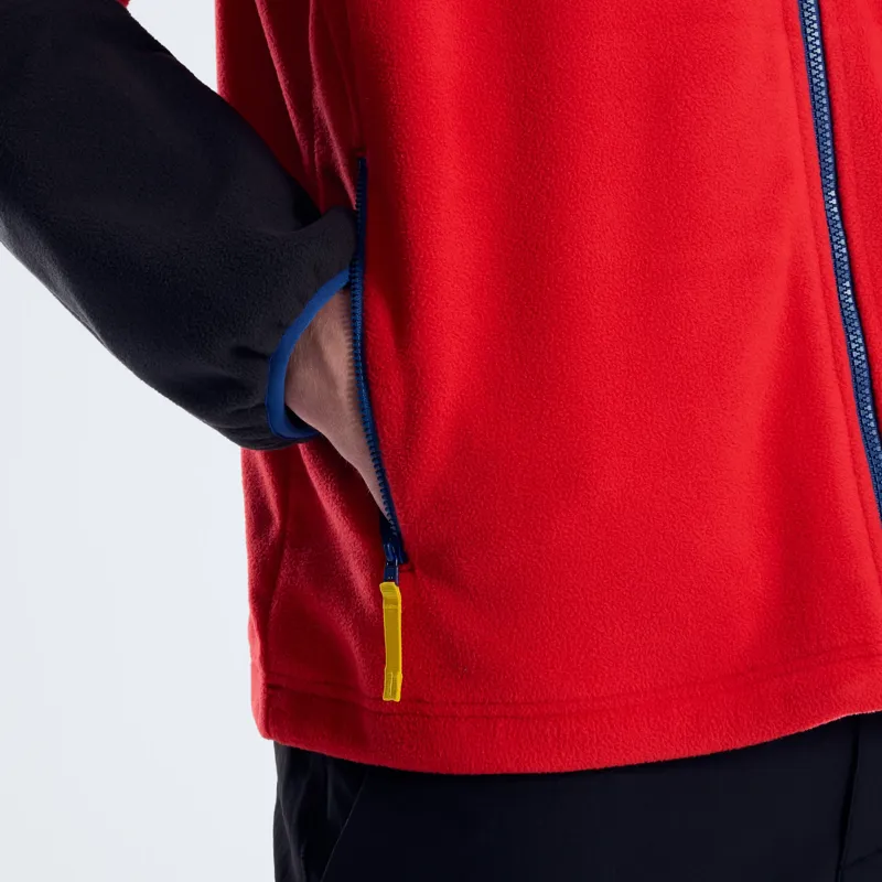 Berghaus Mens Kara-Su Fleece in Goji Berry / Jet Black-5