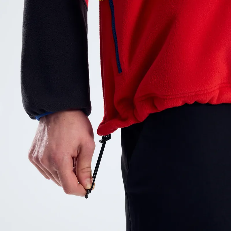 Berghaus Mens Kara-Su Fleece in Goji Berry / Jet Black-6