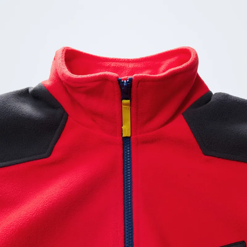 Berghaus Mens Kara-Su Fleece in Goji Berry / Jet Black-7