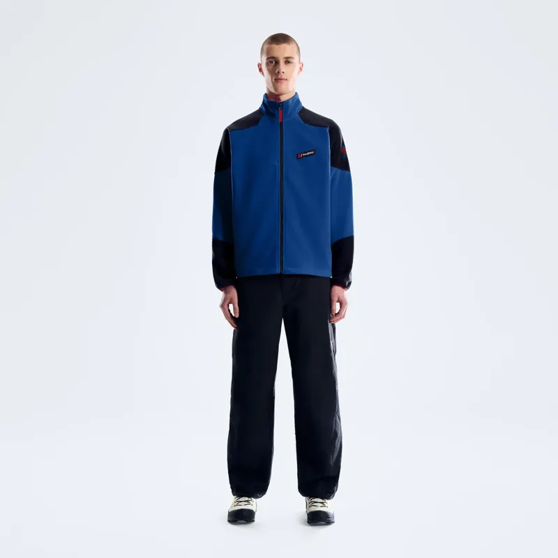 Berghaus Mens Kara-Su Fleece in Limoges / Jet Black-2