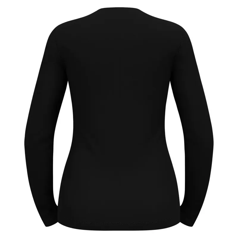 Odlo Women's Active Originals Warm L/S Crew Neck Shirt in Black-1