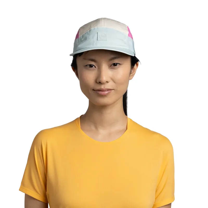 Buff 5 Panel Go Cap in Domus Seagrove Green-3