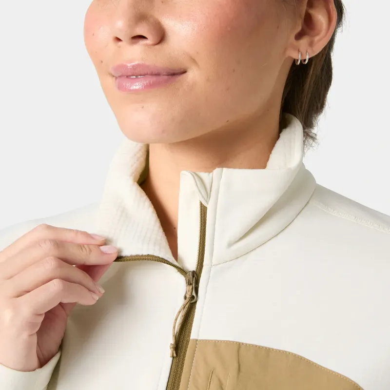 Helly Hansen Women's Versalite 1/2 Zip Fleece in Snow-2