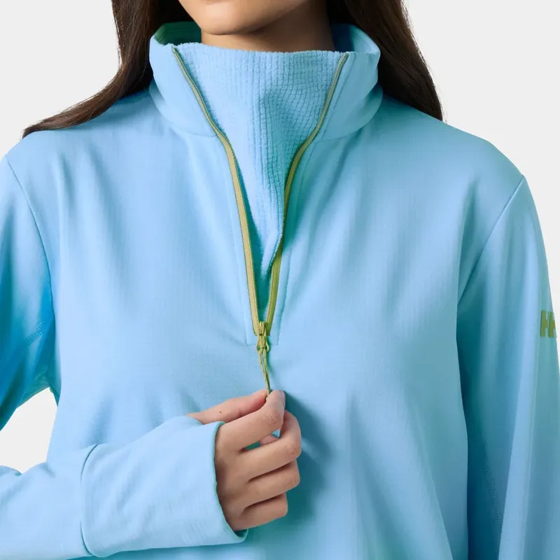 Helly Hansen Womens Versalite Cinched Fleece in Bright Blue-5