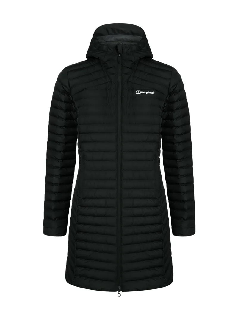 Berghaus Women's Nula Micro Long Jacket in Black / Black