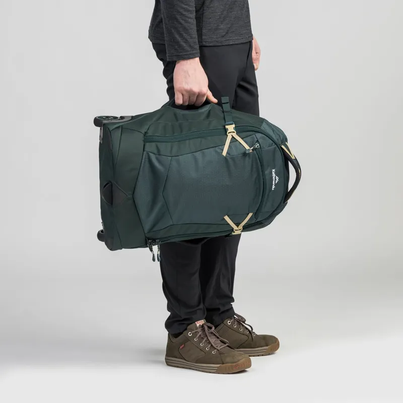 Kathmandu Hybrid Trolley V2 32L Wheeled Duffel Bag in Deep Ocean-5