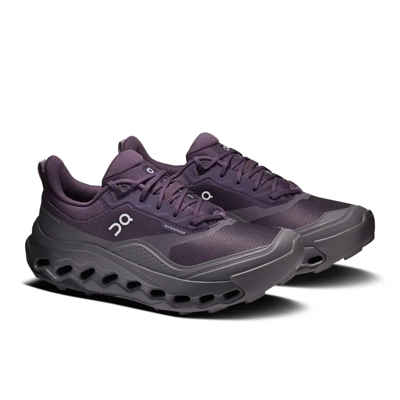 On Womens Cloudhorizon 2 WP Shoes in Nocturne / Pebble-2