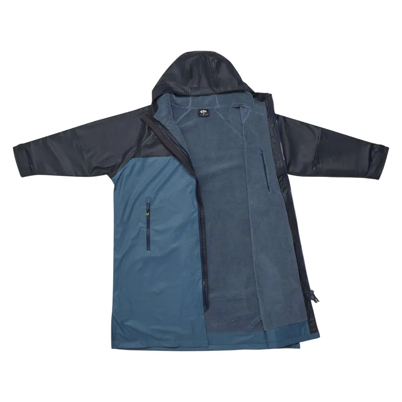 Gill Aqua Parka Changing Robe in Storm Blue / Navy-2