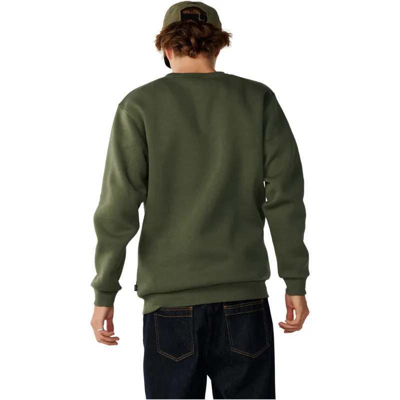 Rip Curl Mens Classic Surf Crew Sweatshirt in Dark Olive-1