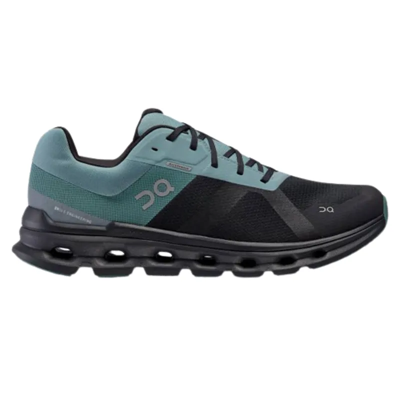 On Men's Cloudrunner Waterproof Shoes in Black Tide - Main Image