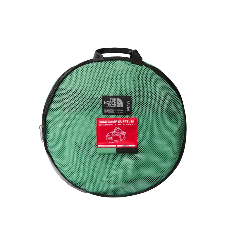 The North Face Base Camp Duffel Bag 71L in Deep Grass Green/Black-4