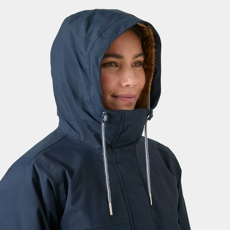 Helly Hansen Women's Hvaler Insulated Raincoat in Navy-4
