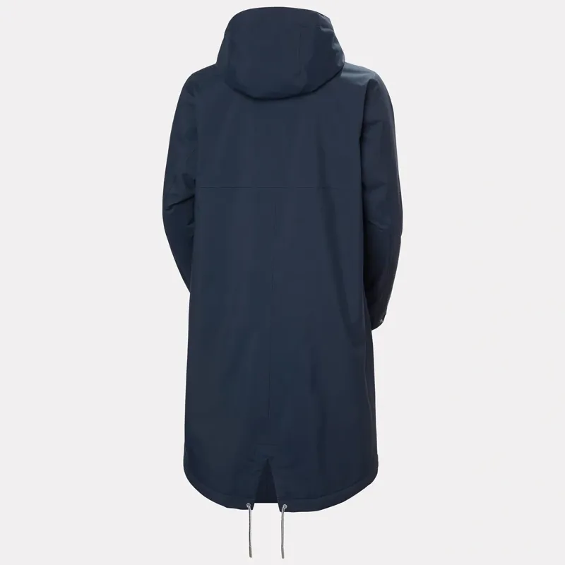 Helly Hansen Women's Hvaler Insulated Raincoat in Navy-7