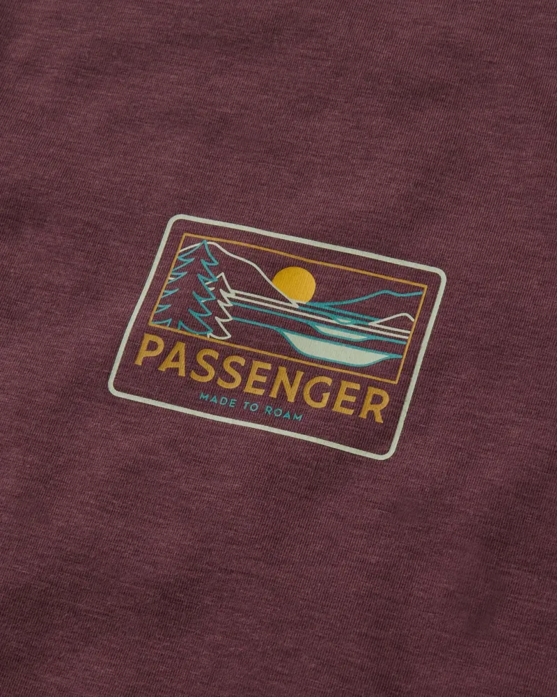 Passenger Mens Roamer Recycled Active T-Shirt in Brambleberry-6
