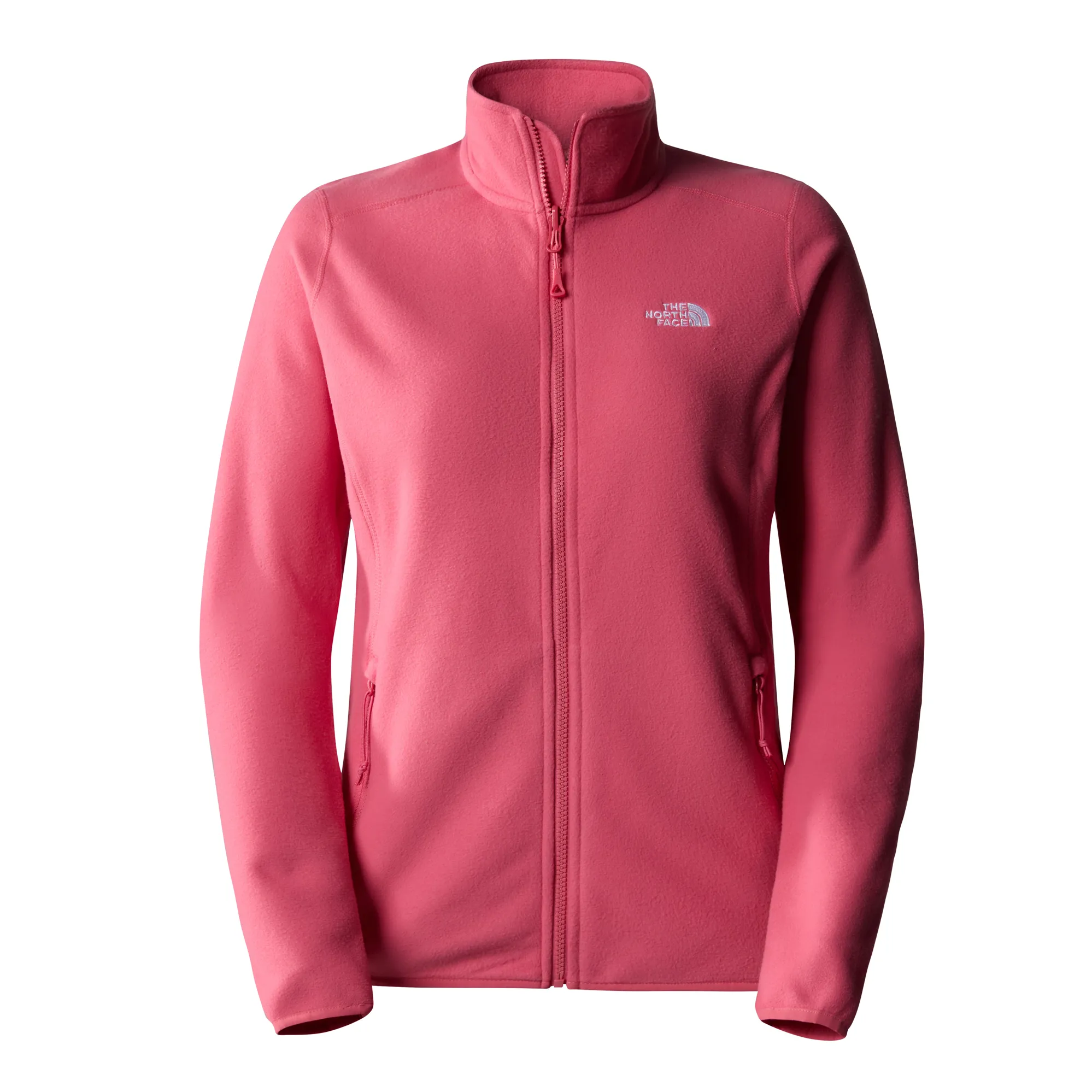 The North Face Women's 100 Glacier Full-Zip Fleece in Cosmo Pink