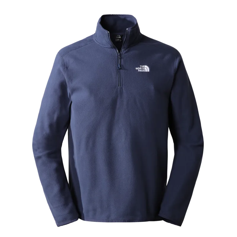 The North Face Men s 100 Glacier 1 4 Zip in Summit Navy