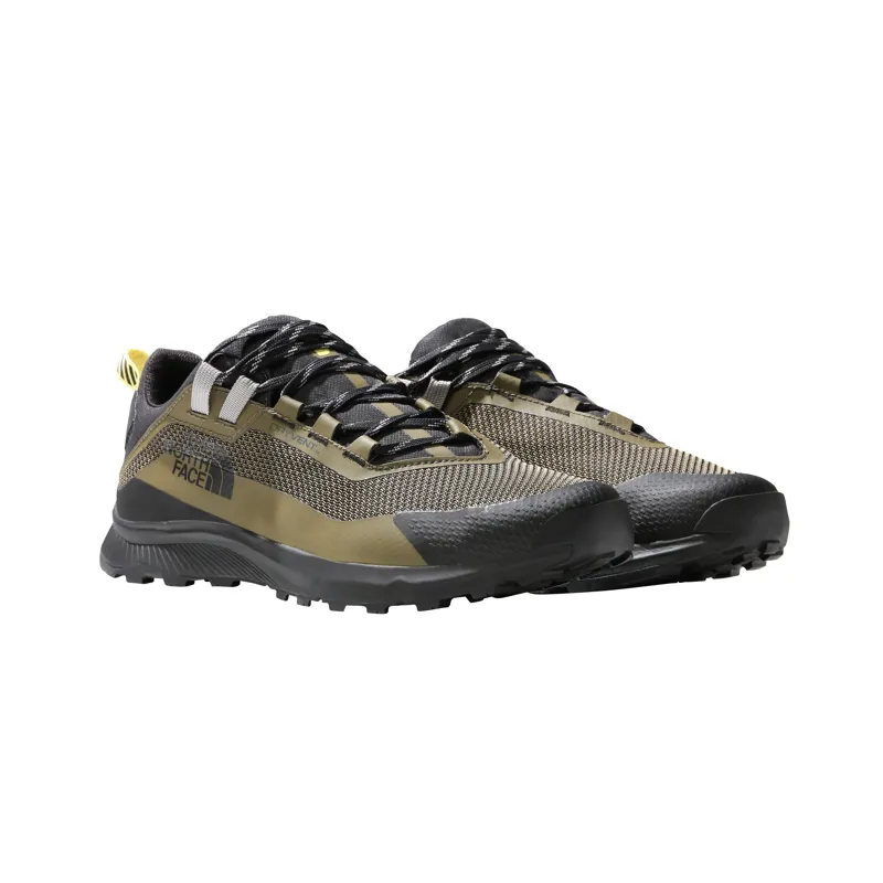 The North Face Men's Cragstone Waterproof Hiking Shoes in Military Olive/Black-4