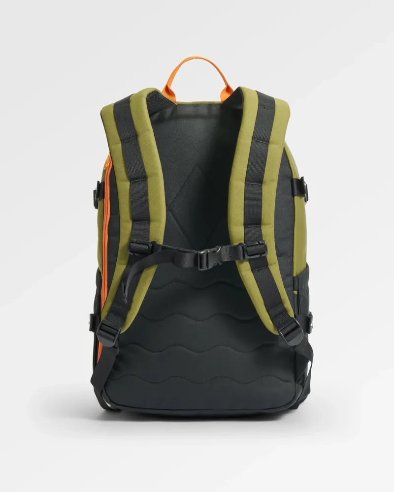 Passenger Boondocker Zip Recycled 22L Backpack in Black / Khaki-2