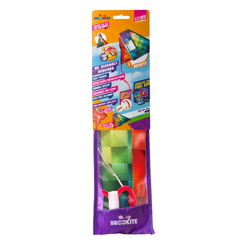 Brookite Delta Box Mini Nylon Kite-5