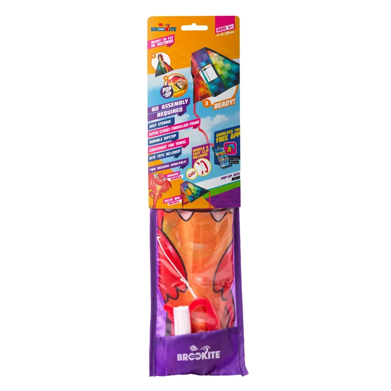 Brookite Dragon Mini Nylon Kite-4