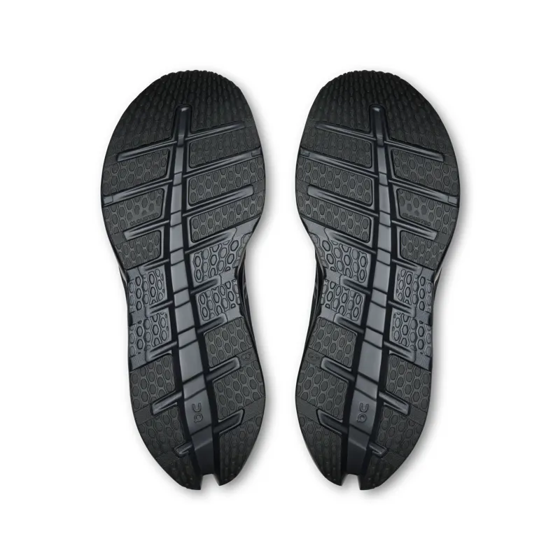 On Men's Cloudrunner 3 Waterproof Running Shoes in Black / Black-2