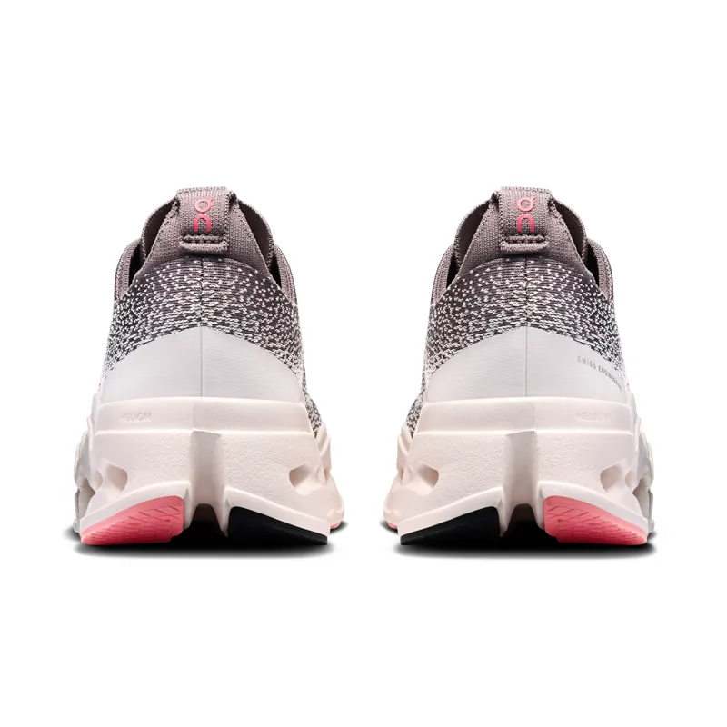 On Womens Cloudsurfer Max in Pebble / Oyster-3