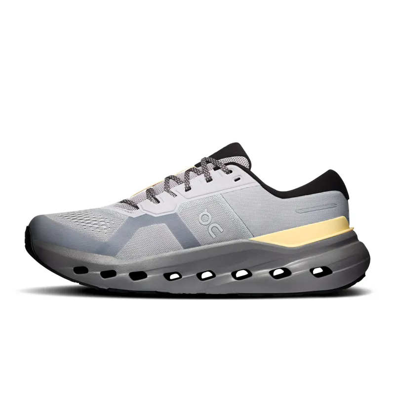 On Men's Cloudrunner 3 Running Shoes in Platinum / Squash-1